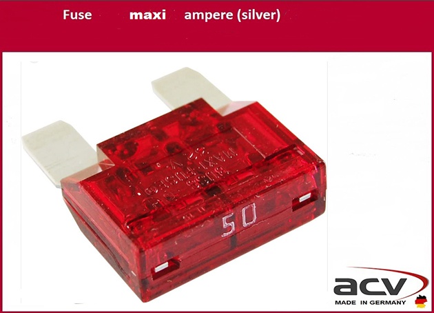 ΑΣΦΑΛΕΙΕΣ FUSE maxi  50Amper ACV Made in Germany  τεμ. .