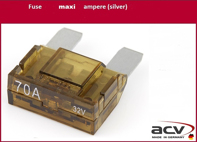 ΑΣΦΑΛΕΙΕΣ FUSE maxi  70Amper ACV Made in Germany  τεμ. .