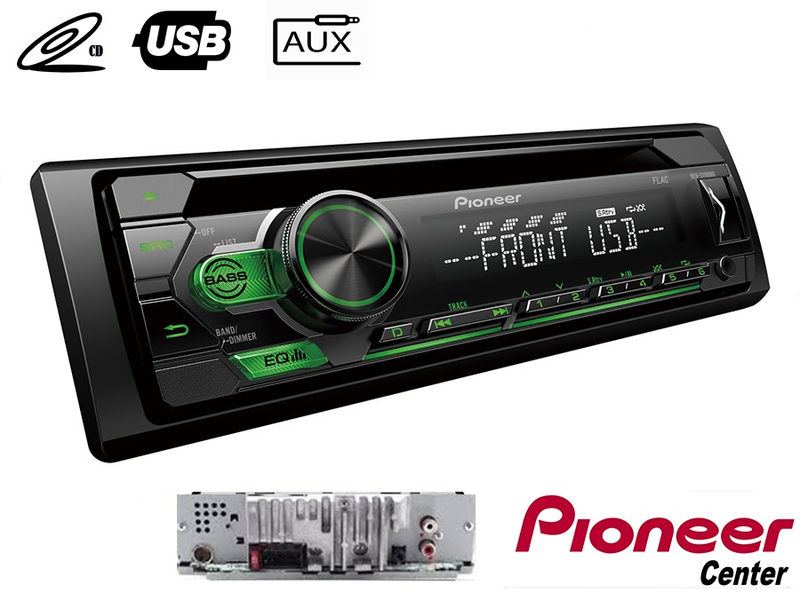 pioneer DEH-S120Ubg radio cd USB aux πράσινος φωτισμός