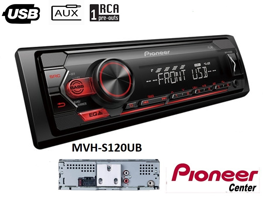 Pioneer MVH-S120ub (+ τοποθέτηση )  RADIO , USB , AUX