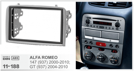 ΠΡΟΣΟΨΗ RC/D ALFA ROMEO 147 (937) 2000-2010; GT (937) 2004-2010 11.188
