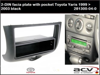Πρόσοψη Toyota Yaris ’99-’2003_53.128  BLACK
