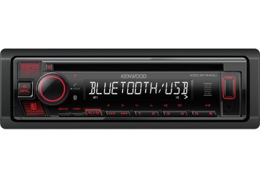 KENWOOD KDC-BT440U CD bluetooth USB RED COLOUR aux σχεδιασμένο για ios & android 1 RCA Preouts (2,50V)