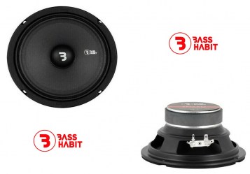 Bass Habit SP165M  SPL 6.5″ midrange 200w/4Ω 110-15ΚΗΖ τιμή τεμάχιου