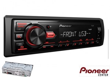 pioneer  MVH-09ub Radio * Usb * Aux * 4X50W κόκκινο