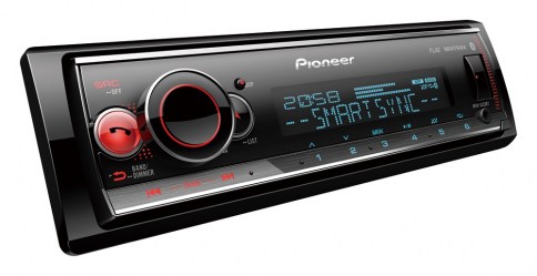 Pioneer MVH-S520BT, radio, bluetooth, usb, aux,  σχεδιασμένο για android & ios ( iphone ), 4x50w , 3 rca pre out , multi colour,