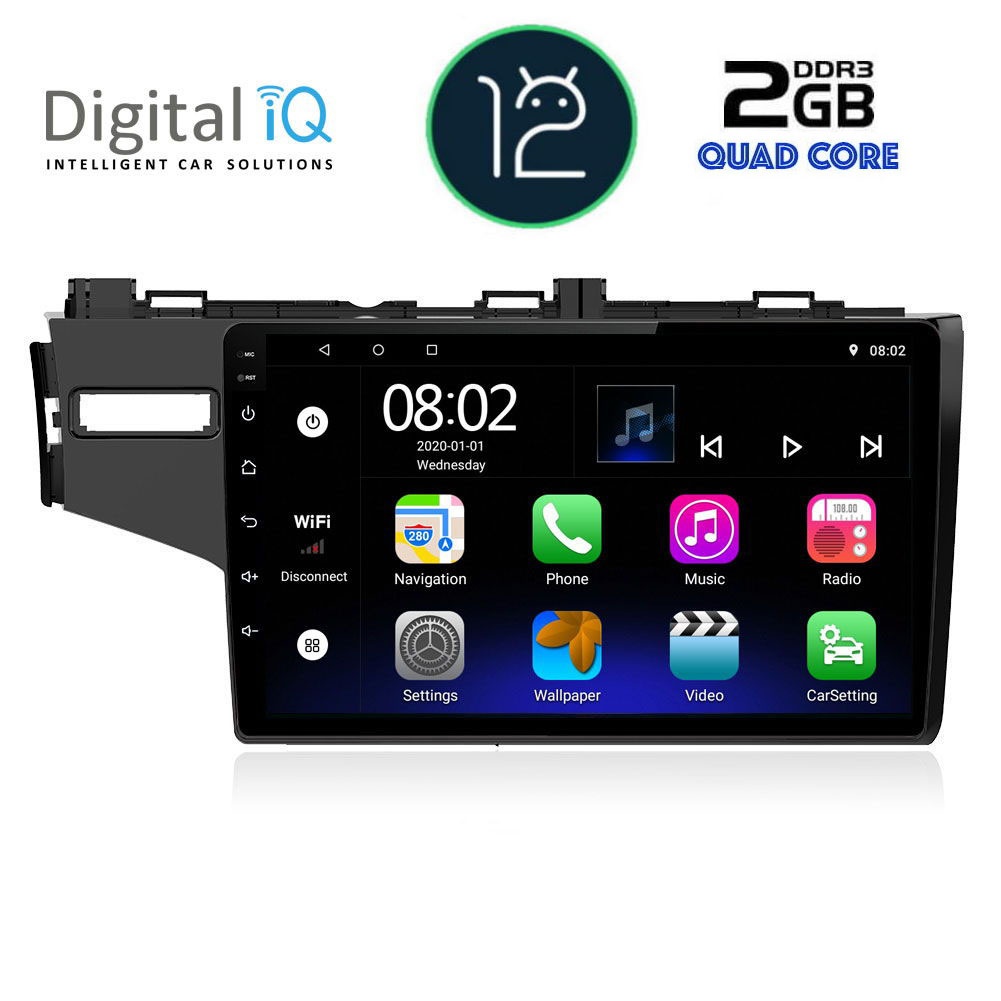 DIGITAL IQ RTB 2212_GPS (10inc) MULTIMEDIA TABLET OEM HONDA JAZZ mod. 2013>